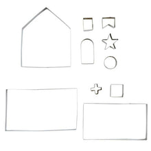 Load image into Gallery viewer, Gingerbread House Cookie Cutter Book Box - Set of 10.