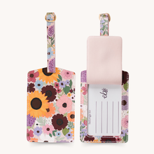 Load image into Gallery viewer, Rainbow Garden Luggage Tag.
