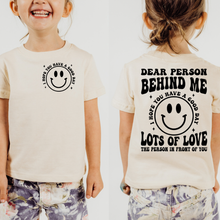Load image into Gallery viewer, Youth Shirts - Motivational Graphic Tee - Dear Person Behind.