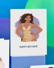 Load image into Gallery viewer, Beyoncé Happy Bey-Day Happy Birthday Greeting Card.