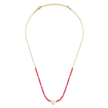 Load image into Gallery viewer, Pearl Miyuki Bead Necklace.