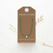 Load image into Gallery viewer, Pearl Miyuki Bead Necklace.