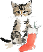 Load image into Gallery viewer, Cat Watercolor Ornaments