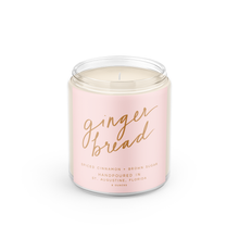 Load image into Gallery viewer, Gingerbread: 8 oz Soy Wax Hand-Poured Candle.