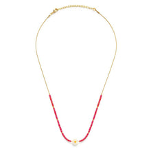 Load image into Gallery viewer, Daisy Miyuki Bead Necklace.