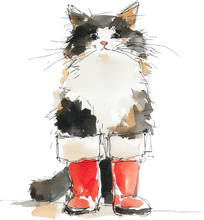 Load image into Gallery viewer, Cat Watercolor Ornaments