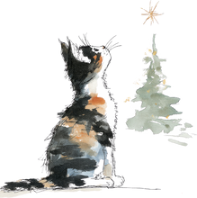 Load image into Gallery viewer, Cat Watercolor Ornaments