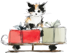 Load image into Gallery viewer, Cat Watercolor Ornaments