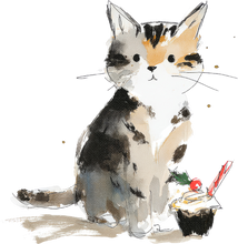 Load image into Gallery viewer, Cat Watercolor Ornaments