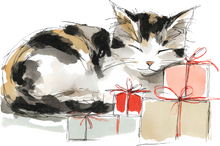 Load image into Gallery viewer, Cat Watercolor Ornaments