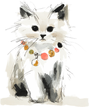Load image into Gallery viewer, Cat Watercolor Ornaments