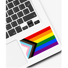 Load image into Gallery viewer, Pride Progress Flag Sticker.