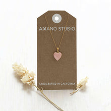 Load image into Gallery viewer, Small Heart Enamel Locket.