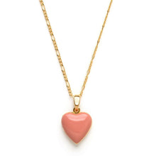 Load image into Gallery viewer, Small Heart Enamel Locket.