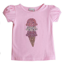 Load image into Gallery viewer, Studded Ice Cream Puff Sleeve Tee.