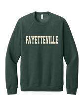 Load image into Gallery viewer, Fayetteville Collegiate Sponge Fleece Crewneck Sweatshirt