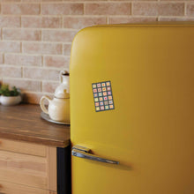 Load image into Gallery viewer, Granny Squares Crochet Blanket Rectangle Magnet.