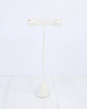 Load image into Gallery viewer, Alina Textured Pearl Stud Earring Cream