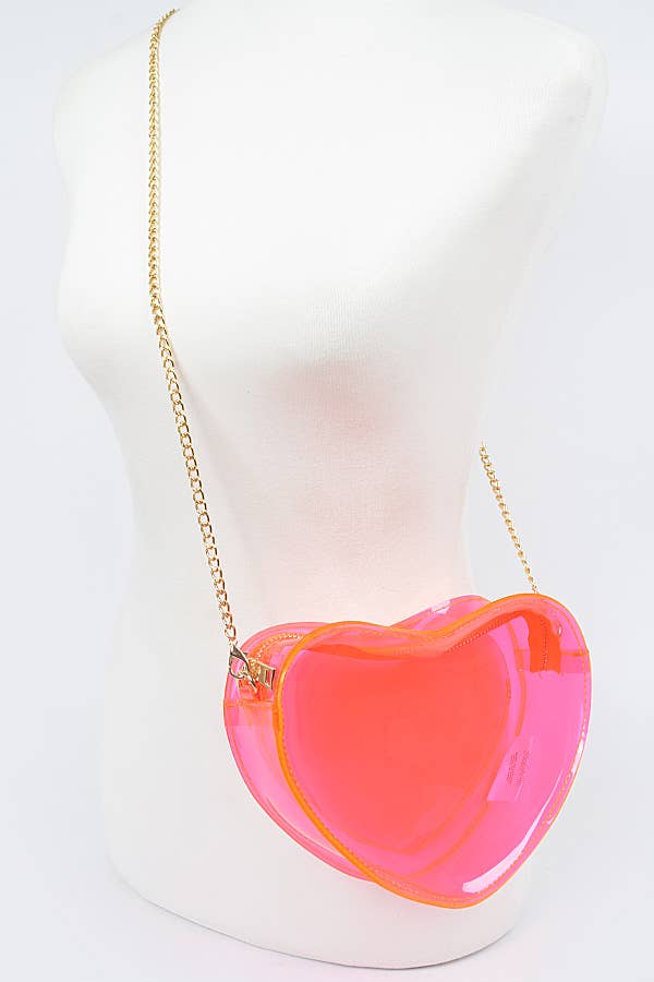 Clear Heart Shape Crossbody Bag – Reverie Goods & Gifts