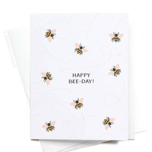 Load image into Gallery viewer, Happy Bee-day! Greeting Card.