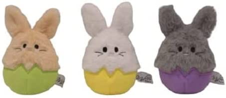 Midlee Easter Bunny Egg Dog Toys - Set of 3