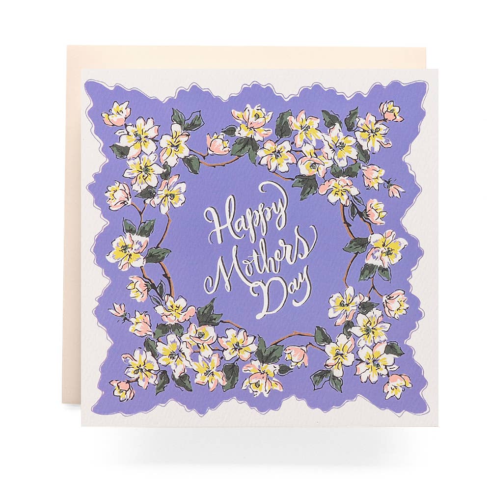 Handkerchief Mothers Day Greeting Card