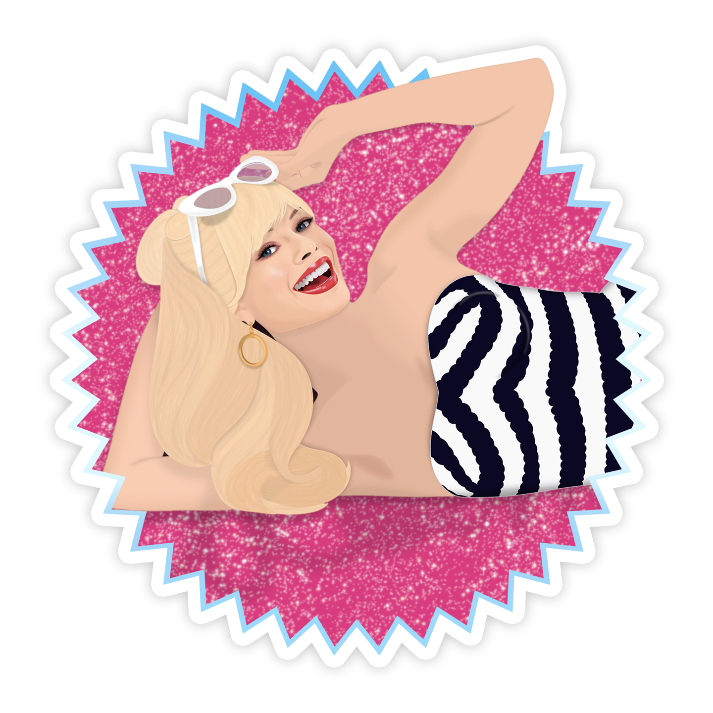 Barbie Movie Barbie & Ken Margot Robbie Ryan Gosling Sticker – Reverie  Goods & Gifts