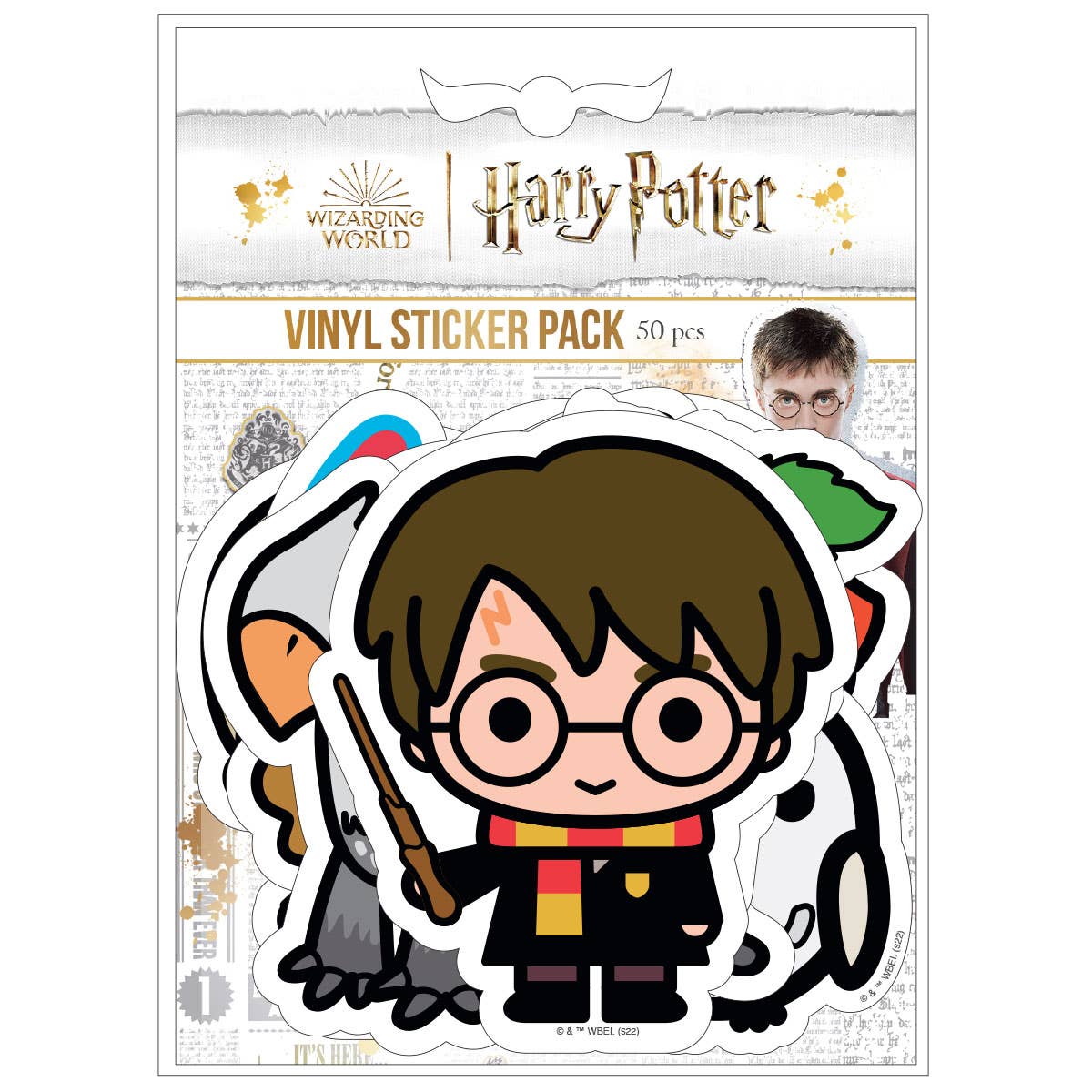 Harry Potter Stickers - Glow in The Dark Chibi Charms