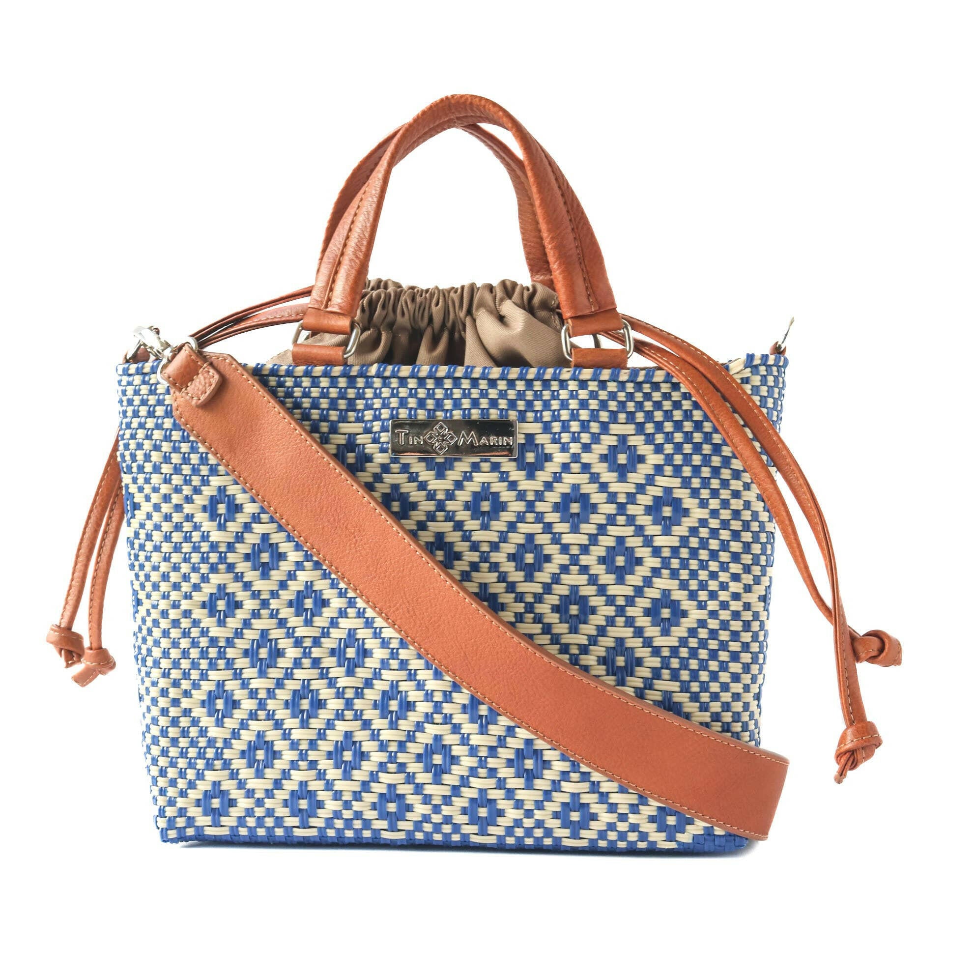  Mixte Medium Woven Crossbody Bag - With Removable Mesh