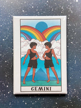 Load image into Gallery viewer, Gemini Zodiac Astrology Magnet.