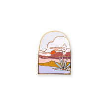 Load image into Gallery viewer, Agave Sunset Enamel Pin.