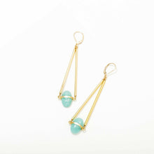 Load image into Gallery viewer, Emmeline Amazonite Earrings.