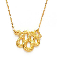 Load image into Gallery viewer, Golden Serpent Necklace.