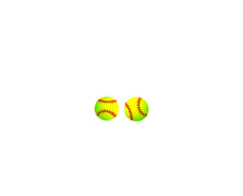 Load image into Gallery viewer, Softball Earrings.