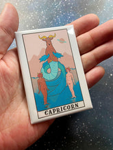 Load image into Gallery viewer, Capricorn Zodiac Astrology Magnet.

