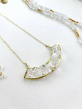 Load image into Gallery viewer, Boho Quartz Statement Necklace | Bohemian Necklace.
