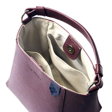 Load image into Gallery viewer, Yaya Leather Bucket Bag - Burgundy.
