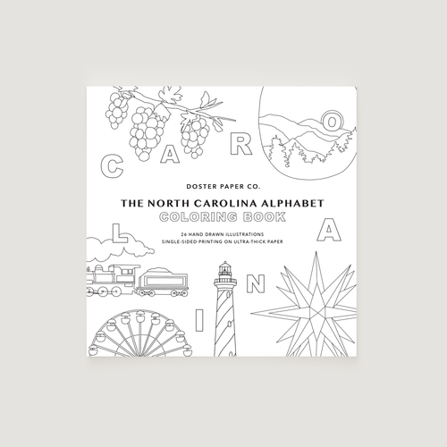 North Carolina Alphabet Coloring Book.