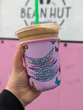 Load image into Gallery viewer, Taylor Swift Albums Iced Coffee Sleeve Koozie
