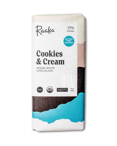 31% Cookies & Cream White Chocolate Bar.
