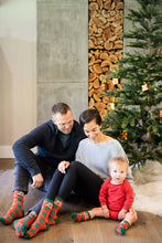 Load image into Gallery viewer, Family Christmas Plaid Holiday Sock Set.
