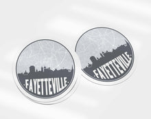 Load image into Gallery viewer, Fayetteville North Carolina sticker | Multiple Colors: Teal.
