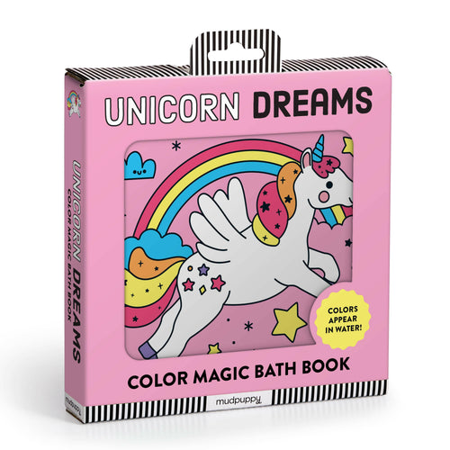 Unicorn Dreams Color Magic Bath Book.