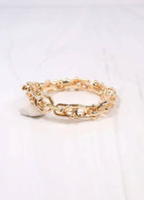 Load image into Gallery viewer, Jaime Metal Link Bracelet GOLD.
