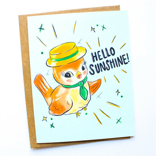 Hello Sunshine Everyday Greeting Card.