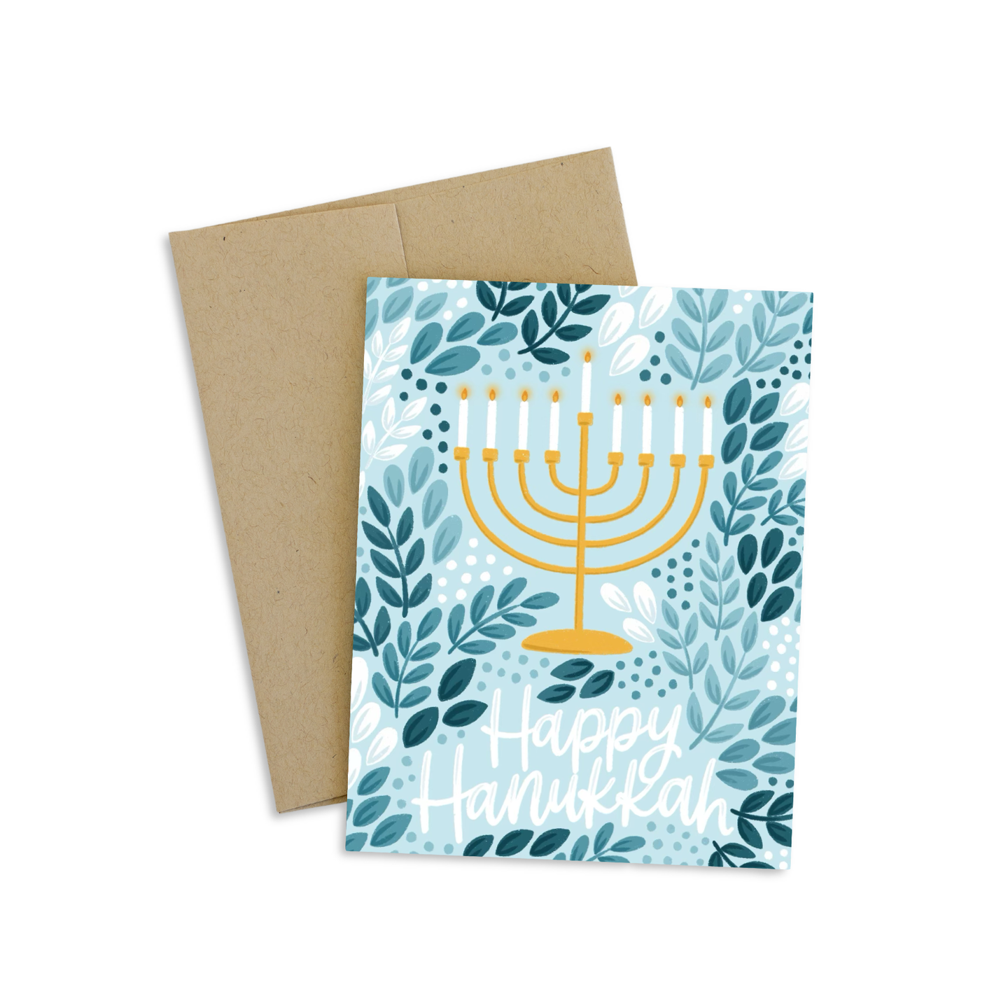 Happy Hanukkah Greeting Card.