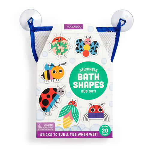 Bug Out! Stickable Foam Bath Shapes.