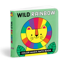 Load image into Gallery viewer, Wild Rainbow Color Magic Bath Book.
