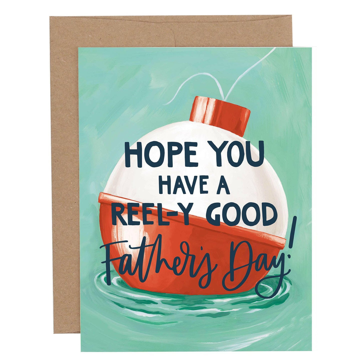 Bobber Father's Day Greeting Card.