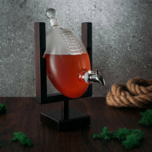 Load image into Gallery viewer, Football Decanter Set for Whiskey, Wine &amp; Other Liquor
